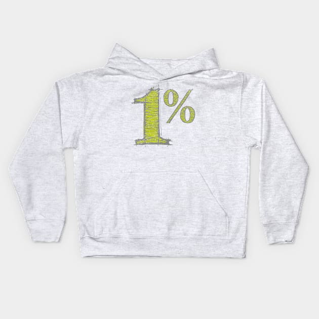 1% Kids Hoodie by ScottyWalters